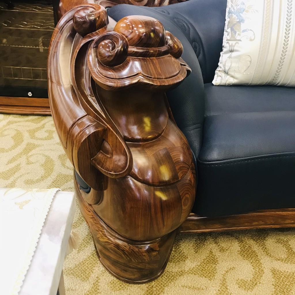 Bộ sofa tân cổ điển màu xanh đẳng cấp hàng nhập khẩu chính hãng thương hiệu Nội thất tân cổ điển HCBC