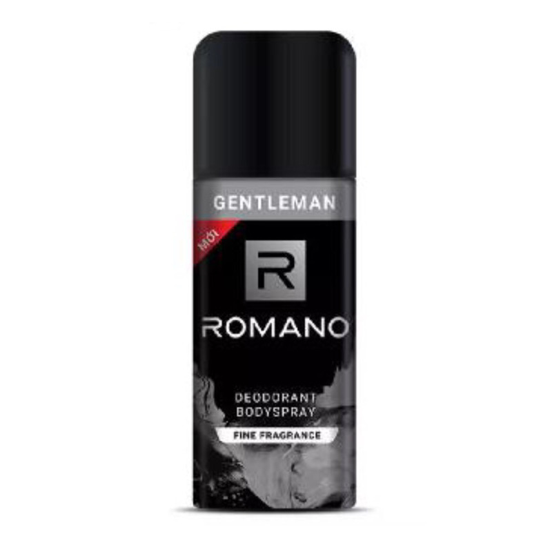 Bộ Romano Gentleman: Dầu gội 650g, sữa tắm 650g, xịt khử mùi 150ml,lăn khử mùi 50ml +Tặng kèm nước hoa bỏ túi 18ml