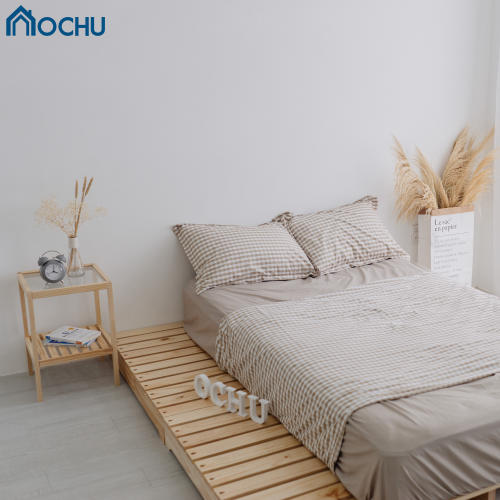 Giường Ngủ Pallet Gỗ Thông OCHU - Pallet Bed - Natural