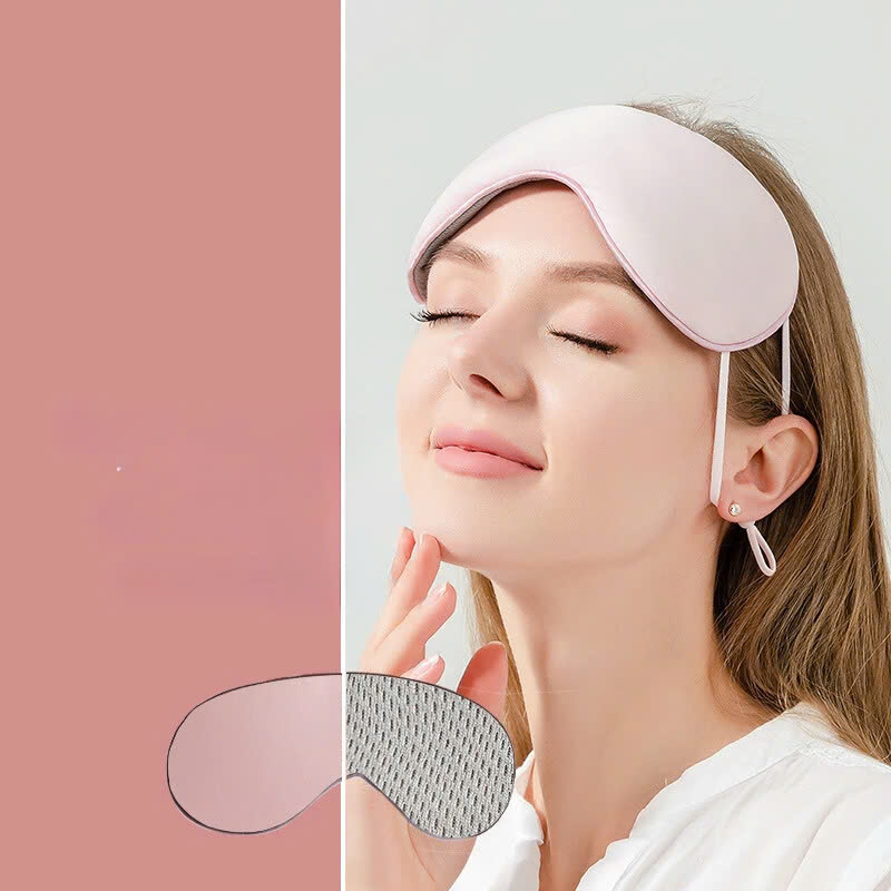 Bịt Che Mắt Ngủ Kèm Bịt Tai Văn Phòng, Trên Xe Ô tô, Máy Bay, Thoáng Khí, Mềm Mại Cho Giấc Ngủ Ngon, Mặt Nạ Ngủ. Du Lịch Dã Ngoại Phượt Thiền