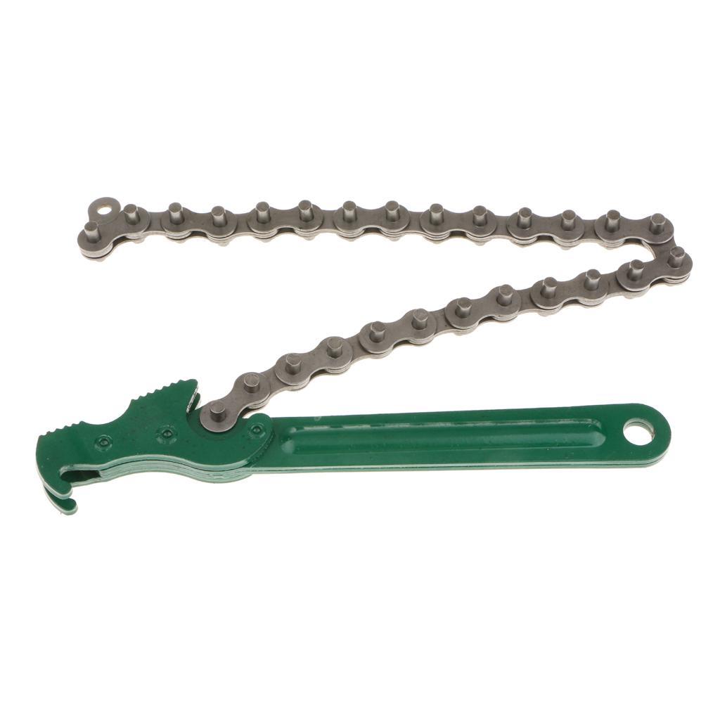 Vehicle Adjustable Oil filter Wrench Handcuff Type Clamp Spanner