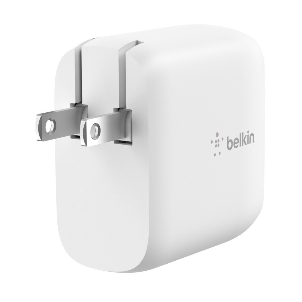 Hình ảnh Adapter sạc nhanh BOOST↑CHARGE Belkin 40W - 2 cổng USB-C PD 20W - Hàng chính hãng