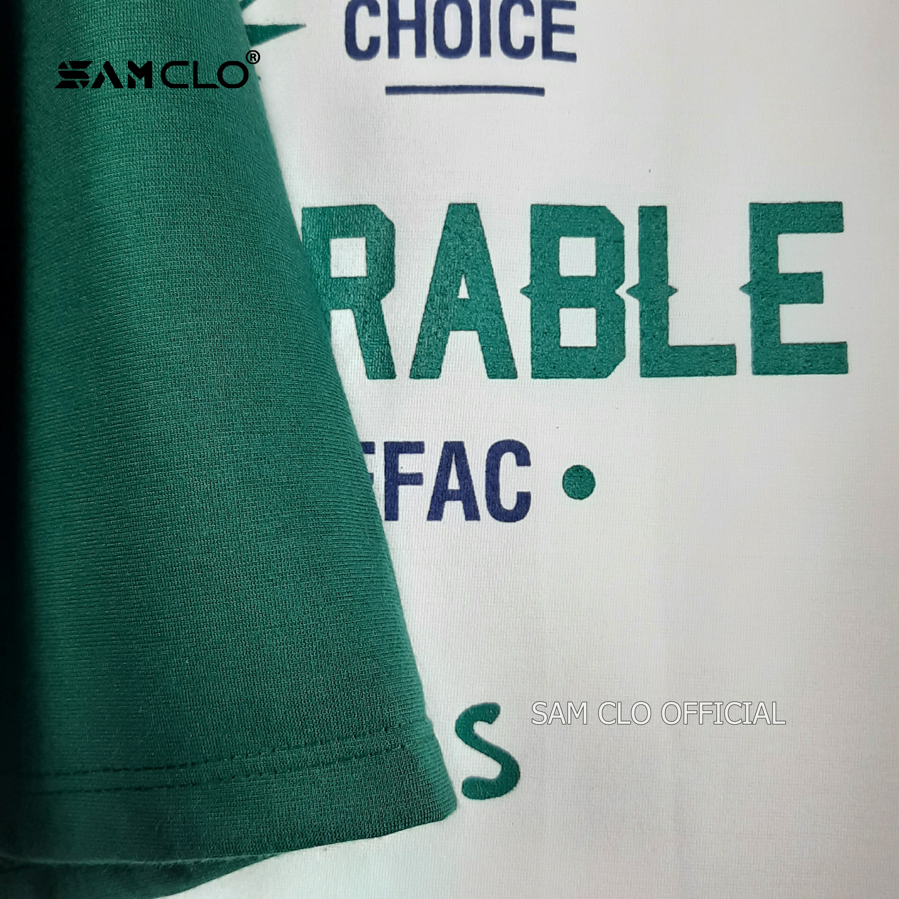 Áo phông tay lỡ nam nữ SAM CLO thun form rộng dáng Unisex - Ulzzang mặc cặp, nhóm, lớp in chữ SURABLE