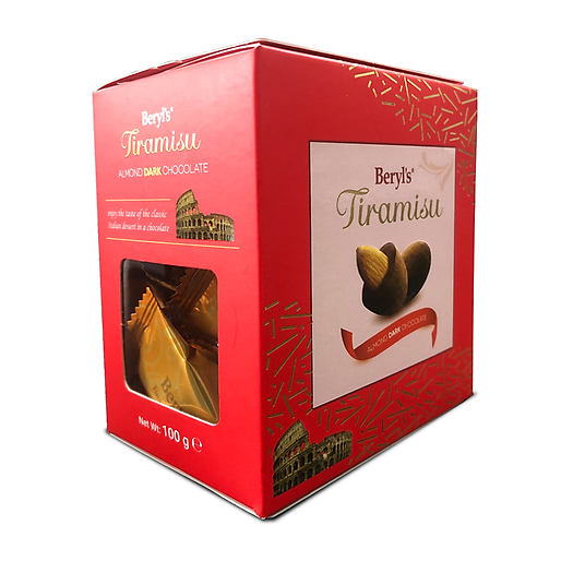 Sô cô la Beryls's Tiramisu Almond Dark Chocolate 100g