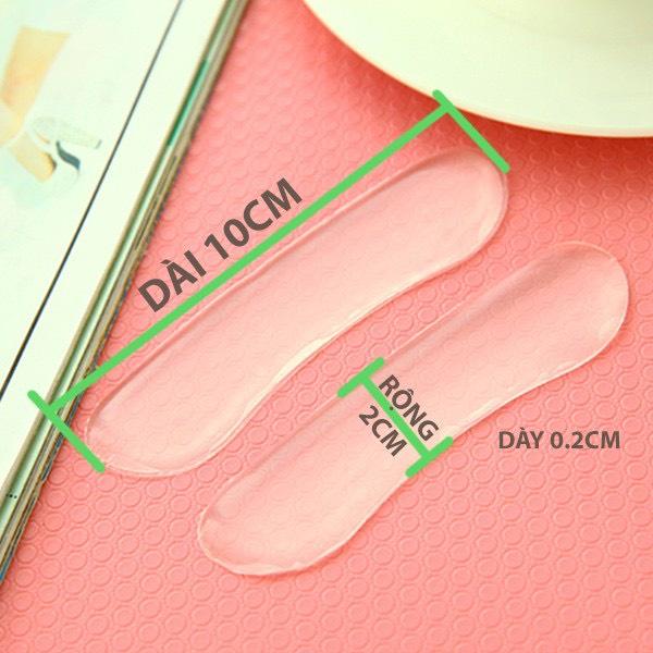 Miếng lót giày silicon chống trầy gót, chống tuột gót, tăng size