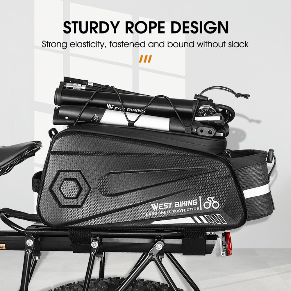 Túi xe đạp công suất lớn WEST BIKING 8.6L không thấm nước treo yên sau xe