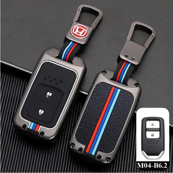 Ốp Bảo Vệ Chìa Khóa Xe Honda Civic, City, CRV, HRV, Brio, Accord Hợp Kim Kẽm Cao Cấp