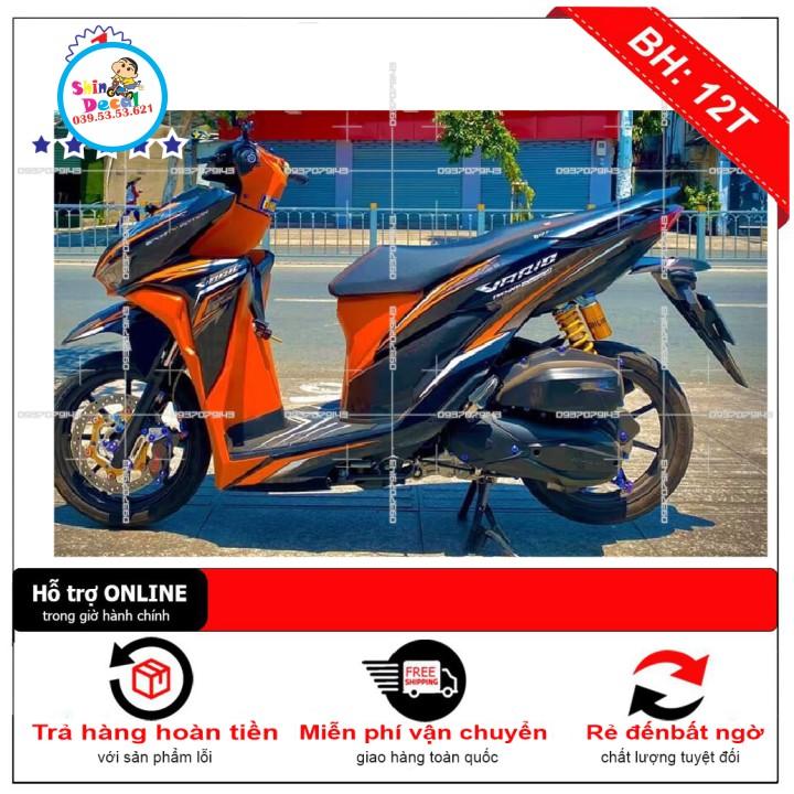 Tem rời Click vario 150 cam đen
