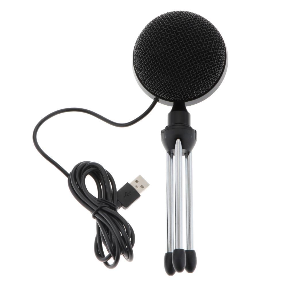 Pickup USB Microphone Desktop For Laptop Computer Audio Recording Studio