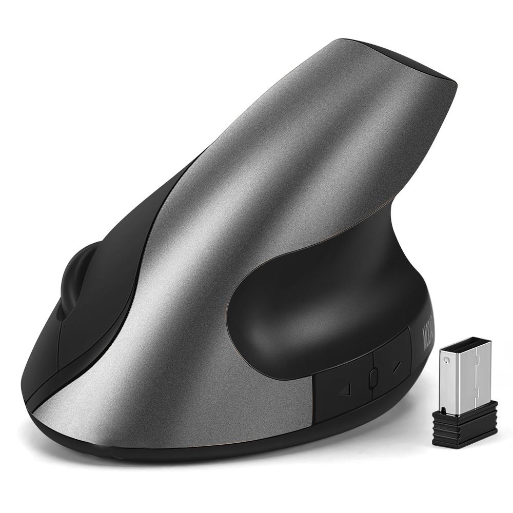 SeenDa Công Thái Học Đứng Chuột Không Dây Sạc/Pin Tay Phải Chuột Cho Máy Tính, Laptop 6 Nút Thiết Chuột