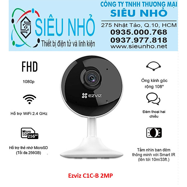 CAMERA IP WIFI EZVIZ C1C-B 1080P H.265 2021-HÀNG CHÍNH HÃNG