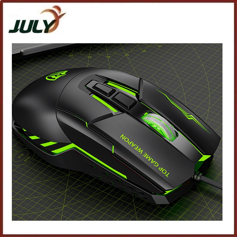 Chuột có dây SHIPADOO G7 thiết kế chuyên game với nút nhấn không ồn có đèn led 7 màu phù hợp với game thủ - JL - HÀNG CHÍNH HÃNG