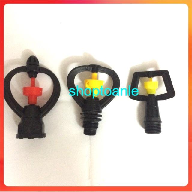Vòi xoay phun nước 360 độ dùng để tưới rau và tưới cây ren 27mm