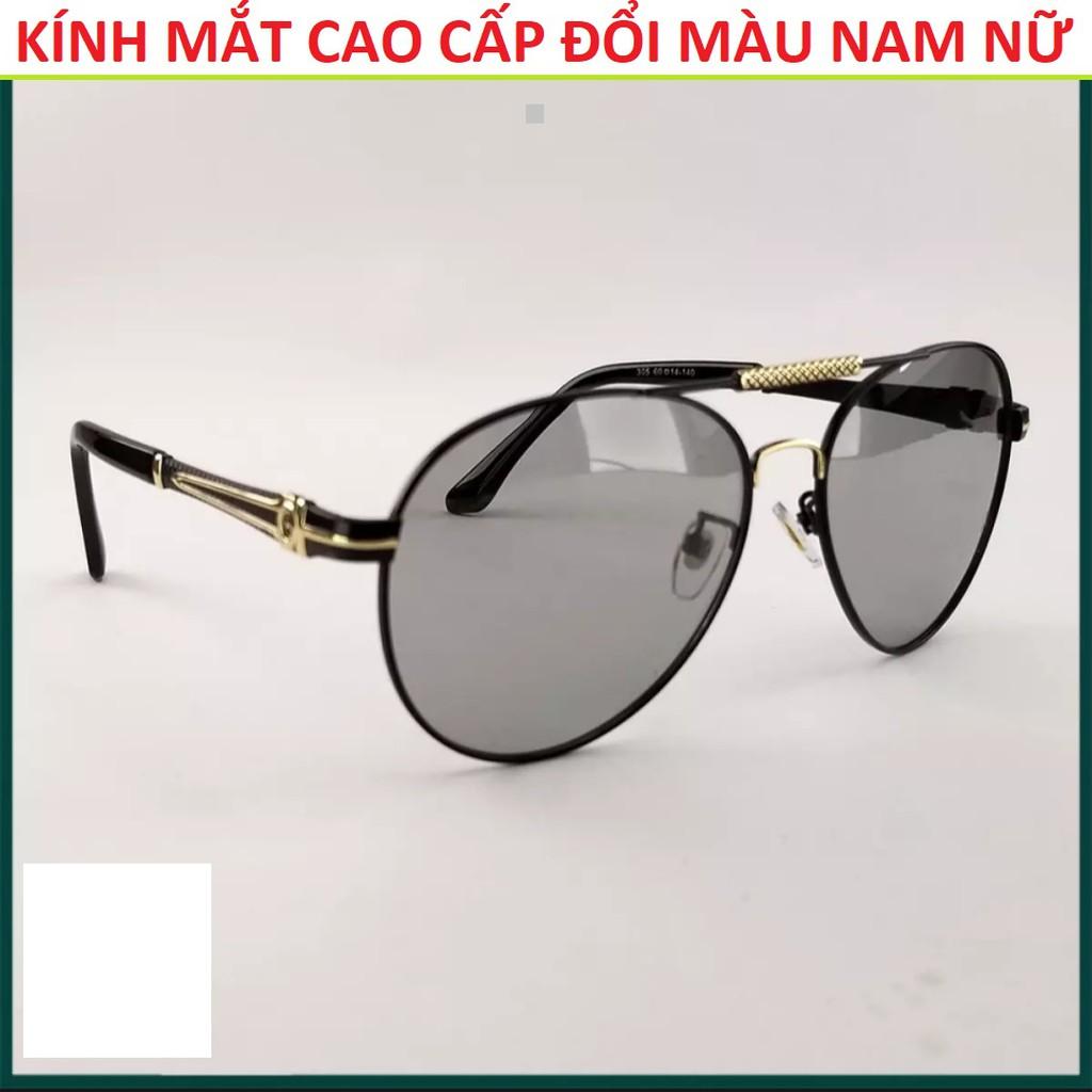 Kính mắt đổi màu đi ngày và đêm gọng dẻo hàng cao câp tròng thủy tinh dành cho cả nam và nữ dáng đẹp mẫu mới