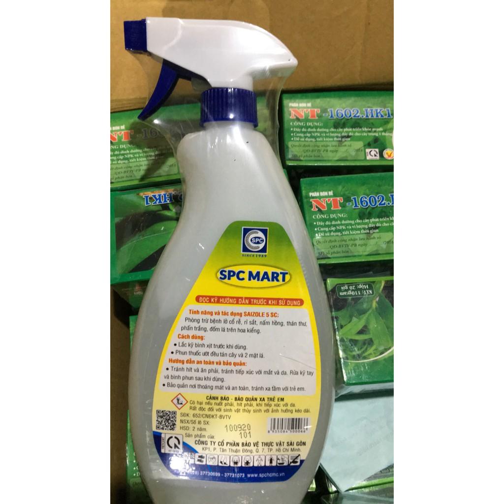 Dung dịch bảo vệ cây trồng hoa lan cây kiểng SAIZOLE bình 650ML