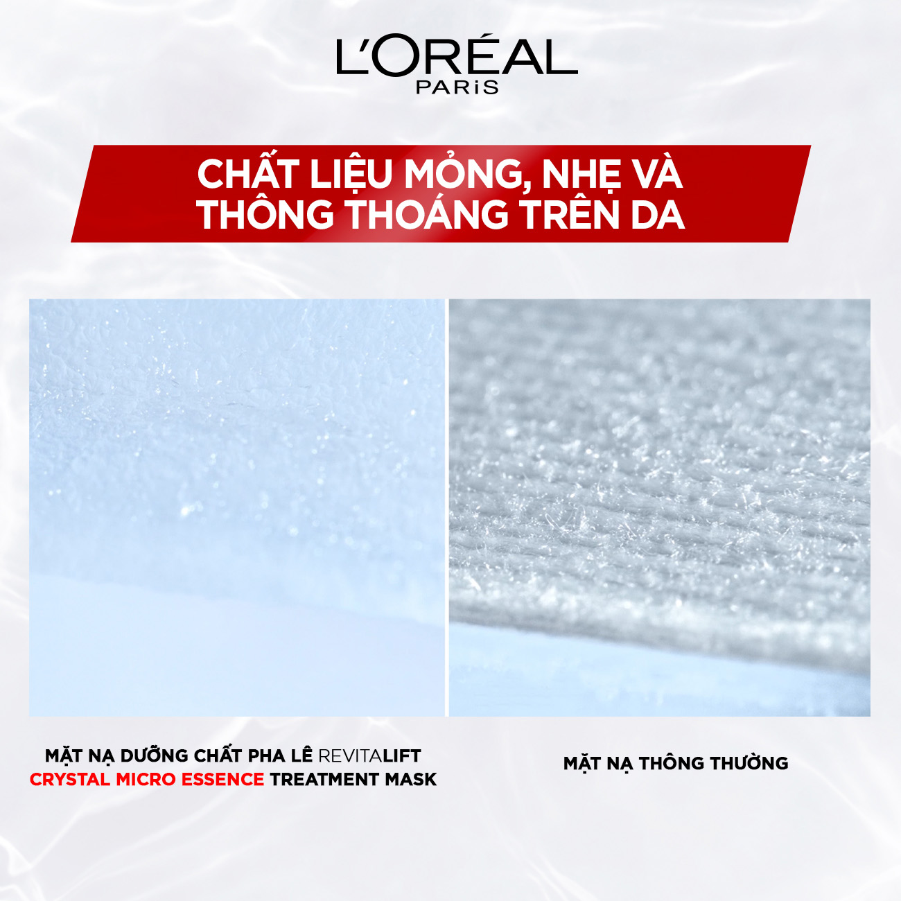 Mặt nạ dưỡng chất pha lê Revitalift Crystal Micro-Essence Treatment Mask L'Oreal Paris