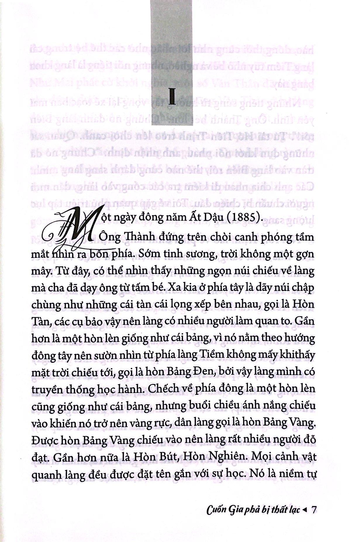Cuốn Gia Phả Bị Thất Lạc