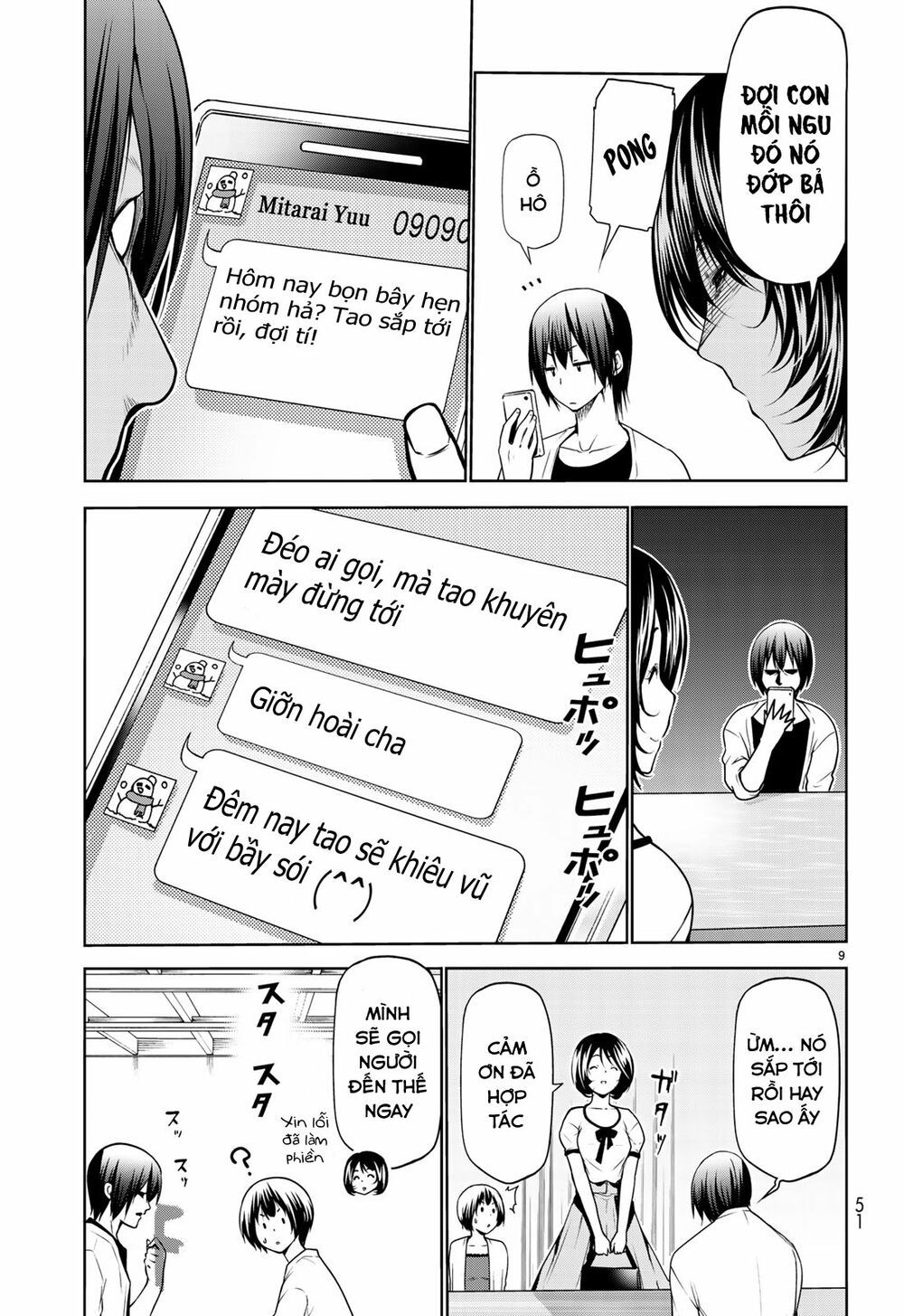 cô gái thích lặn - grand blue chapter 59 9