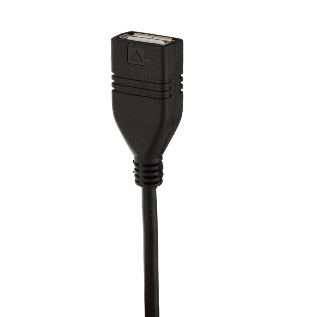 2Pcs USB Charger Cable Car Aux-IN  Play Interface for