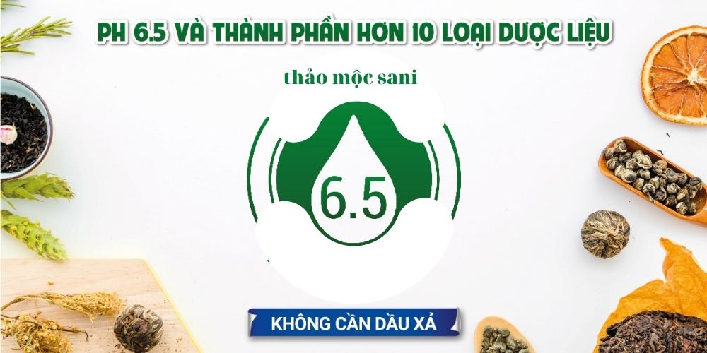 Combo 2 Dầu Gội , Xả Thảo mộc SANI -chanh sả bồ kết  Giảm Rụng Tóc, Bạc Tóc 300g