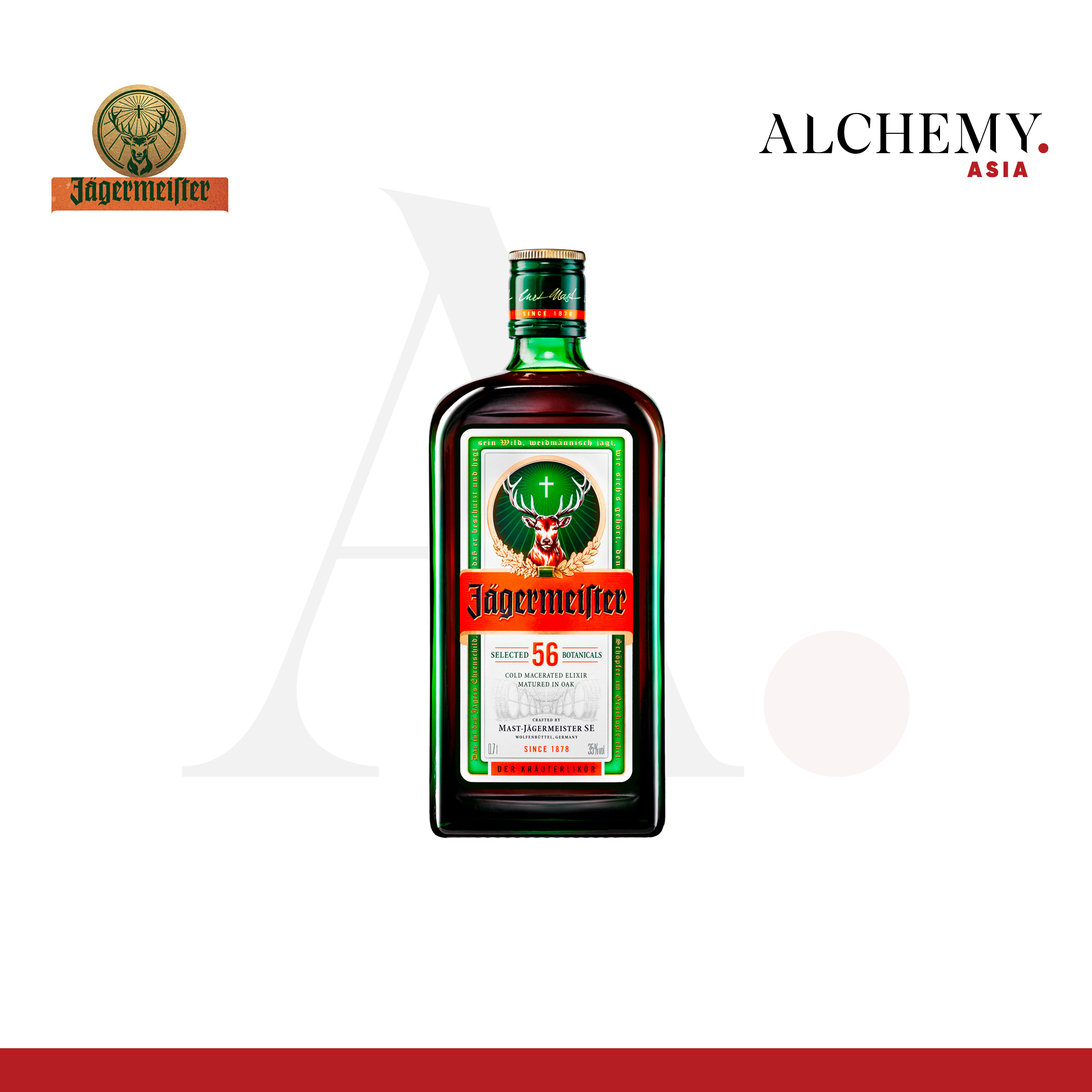 [BEST DEAL] Rượu mùi Jagermeister 35% 700ml - tặng kèm đầu POUR