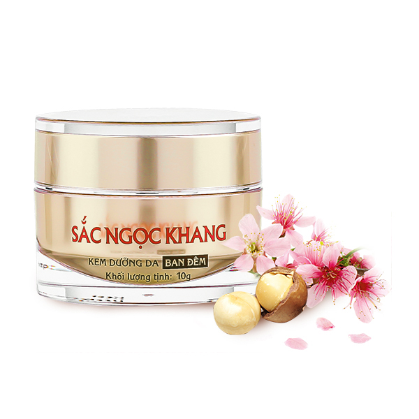 Combo 2 sản phẩm SẮC NGỌC KHANG kem dưỡng da ban đêm 10g + Dung dịch vệ sinh phụ nữ Orasic 100ml