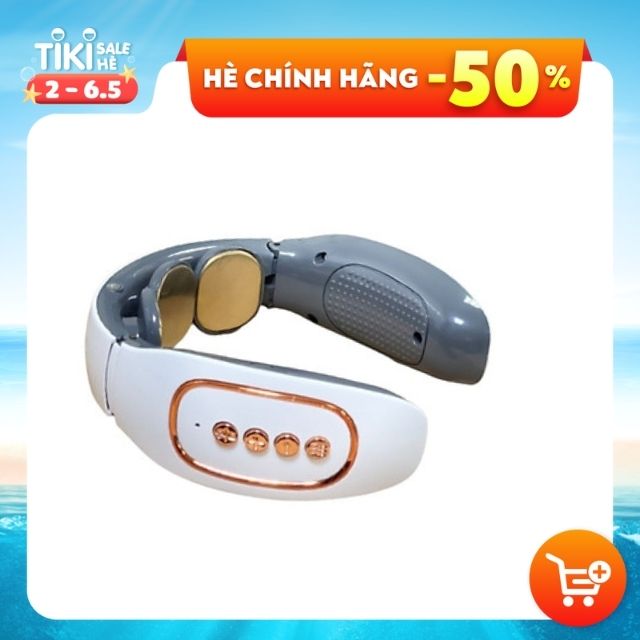 Máy Massage Đốt Sống Cổ Với 3 Đầu Massage Chuyên Nghiệp,4 Chế Độ Maasage, Tác Động Xung Điện Đa Chức Năng-Tặng Kèm Gel Massage