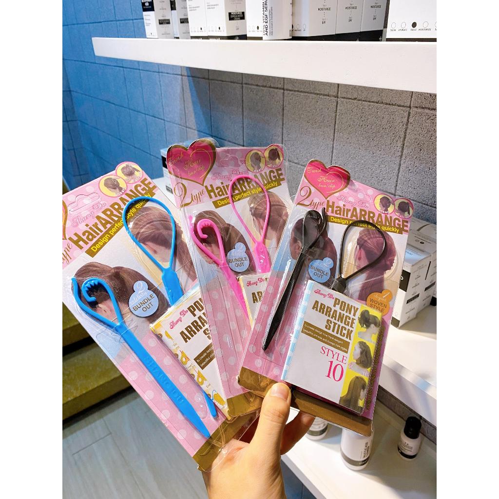 Set 2 dụng cụ luồn kéo tóc dễ dàng tạo nhiều kiểu tóc dành cho Makeup - Hity Beauty