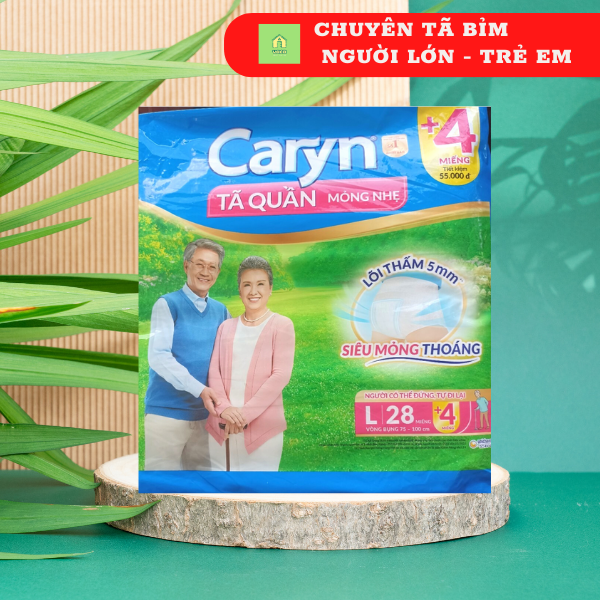 TẢ QUẦN CARYN L28 (28 MIẾNG) - TẶNG THÊM 4 MIẾNG