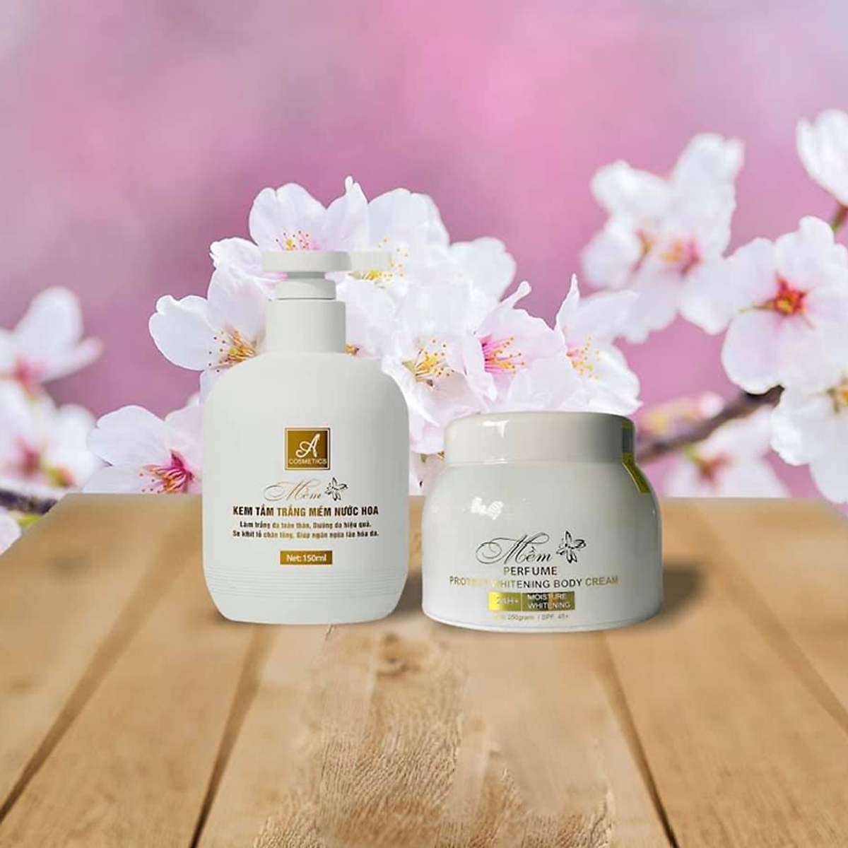 Combo Dưỡng Trắng Sáng Da Body Acosmetics