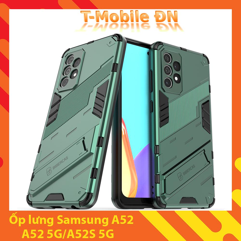 Ốp lưng cho Samsung A52 A52s 5G, Ốp chống sốc Iron Man PUNK cao cấp kèm giá đỡ cho Samsung A52 A52S 5G