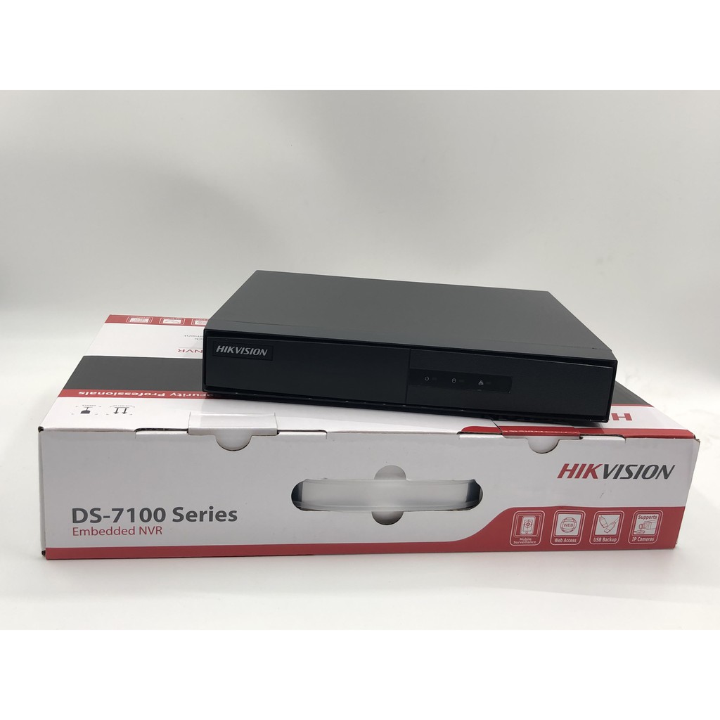 Đầu ghi hình NVR 8 kênh Hikvision DS-7108NI-Q1/M. Vỏ sắt, độ phân giải ghi hình tối đa 4MP-chuẩn nén H.265+, độ phân giải 4Mp,cổng PoE chuẩn 802.3af/at - Hàng Chính Hãng