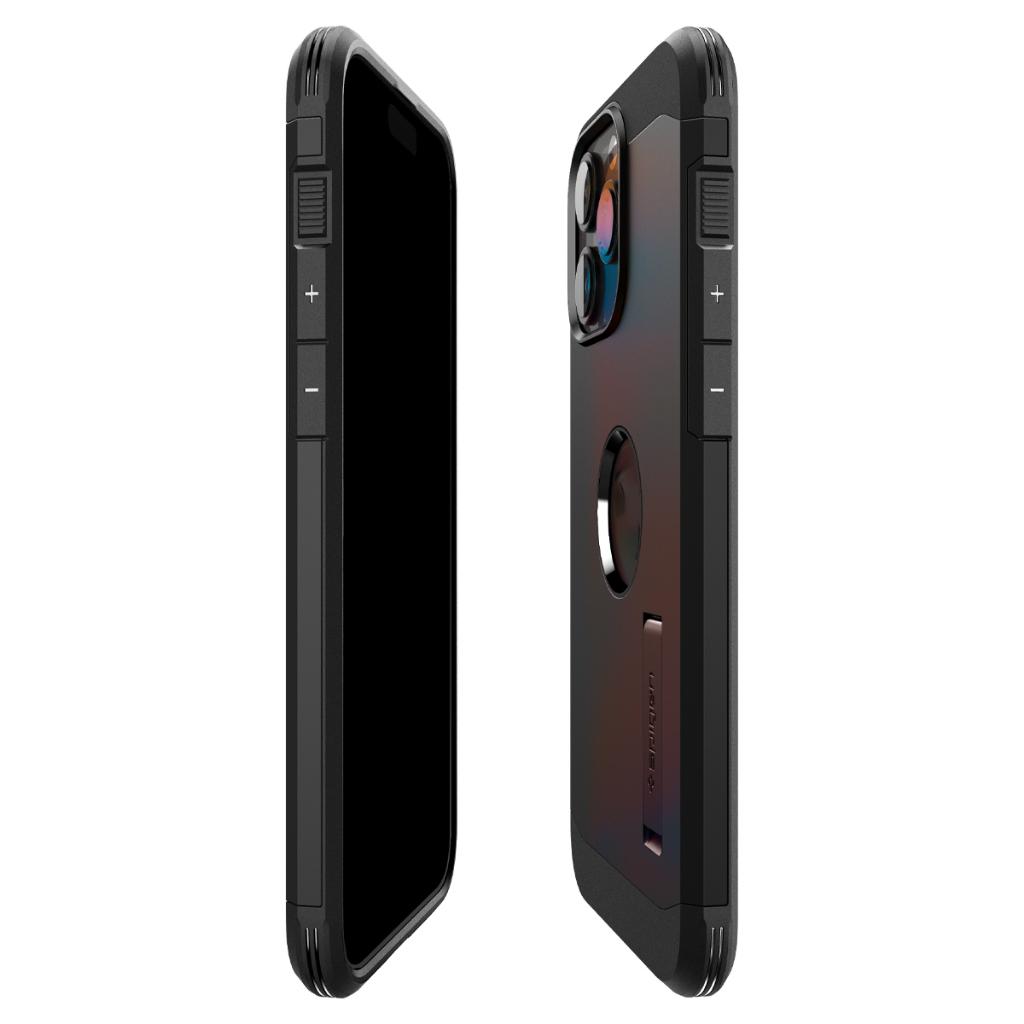 Ốp lưng cho iPhone 15 Pro Max Spigen Tough Armor Magfit tương thích sạc không dây - Hàng chính hãng