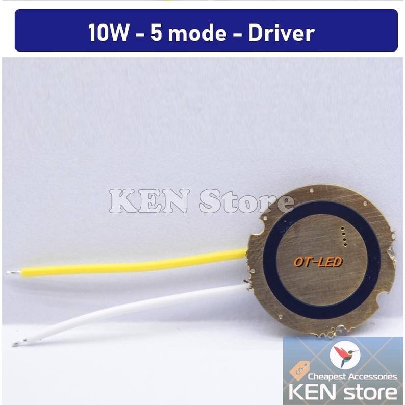 Led driver, nguồn led 5W 10W in 3V-4.2V (1 pin 18650), out 3.7V dành cho chip led XPE / Q5 / XML T6 / XML2 U2