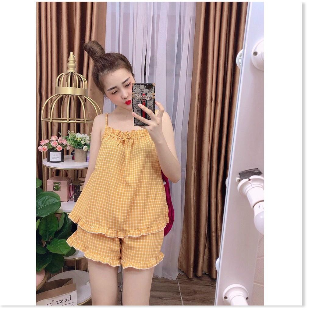 Set bộ tiểu thư mặc nhà Satin ngắn đẹp , tôn dáng KME STORE