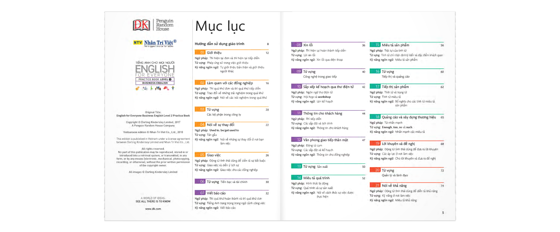 Sách English For Everyone - Business English - Practice Book Level 2 (Kèm 1 Đĩa CD - Room)