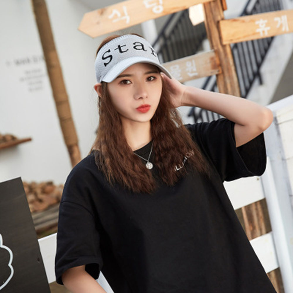 MŨ THỂ THAO NAM NỮ HỞ CHÓP CÓ CO DÃN NÓN CHỐNG NẮNG UNISEX THÊU CHỮ NHIỀU MÀU THOÁNG MÁT CÓ CO DÃN- SMICE HOUSE