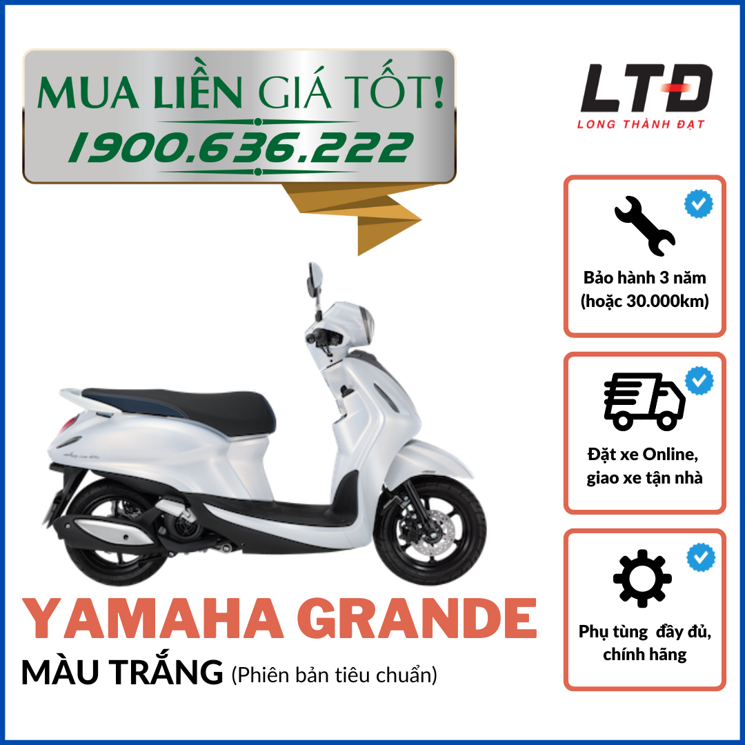 - Yamaha Grande hoàn toàn mới - Bản tiêu chuẩn