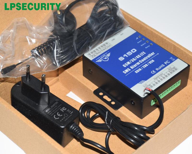 LPSECURITY GSM 3G 4G RTU SMS Alarm Controller Industrial IOT RTU Monitoring System in-built watchdog S150