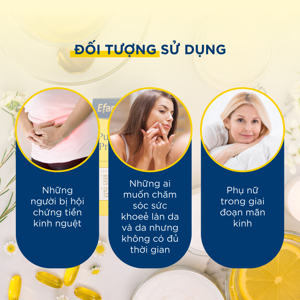 Viên Uống Bổ Sung Dầu Hoa Anh Thảo Nguyên Chất Efamol Pure Evening Primrose Oil, Giúp Cân Bằng Nội Tiết Tố, Bảo Vệ Và Làm Sáng Da (90 Viên Gel - 500mg)