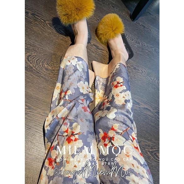 Bộ Pyjama QC siêu hot cổ vét độc lạ sang chảnh