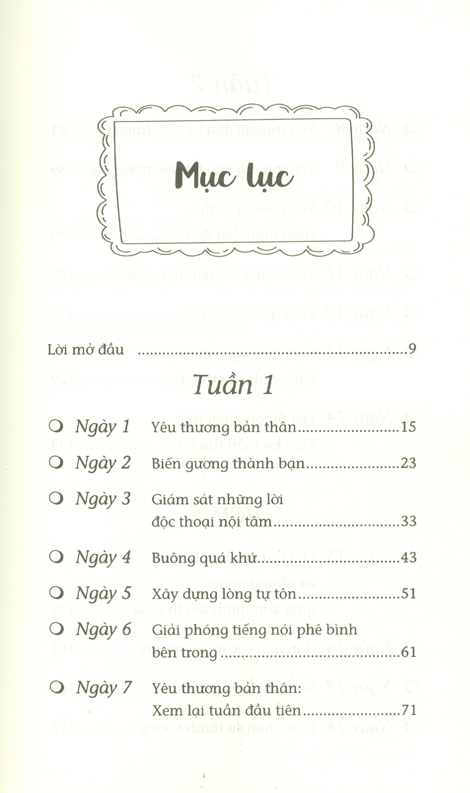 3 Tuần Chữa Lành Cuộc Sống