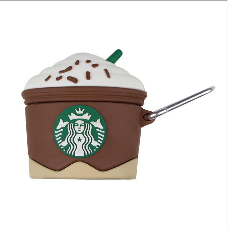 Vỏ bảo vệ bao đựng tai nghe Coffee Starbucks dành cho airpod 1/2/pro