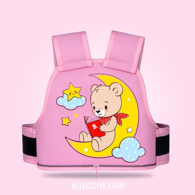 Trẻ Em Xe Máy Lưng Dây Đai Xe Máy Phản Ánh Bảo Vệ Giữ Đai An Toàn Điện Trẻ Em Đi Xe An Toàn Dây Áo Vest