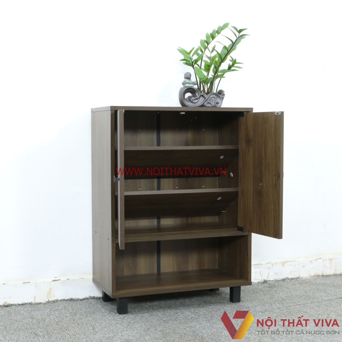 Tủ Để Giày Dép Bằng Gỗ Công Nghiệp 4 Tầng Nhập Khẩu Hiện Đại Đẹp Giá Rẻ