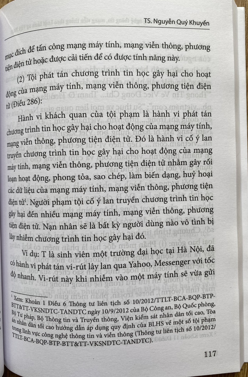 Tội Phạm Trong Lĩnh Vực Công Nghệ Thông Tin, Mạng Viễn Thông Theo Luật Hình Sự Việt Nam