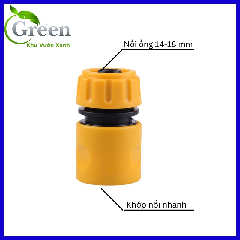 Đầu Nối Nhanh Ống Nước NN-16 Dùng Kết Nối Nhanh Khớp Nối Nhanh Với Ống Mềm Phi 14 -18 mm