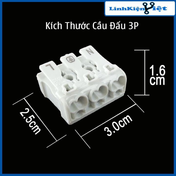 Cầu nối đấu dây điện nhanh có móc 923 2P/3P dễ dàng thay thế