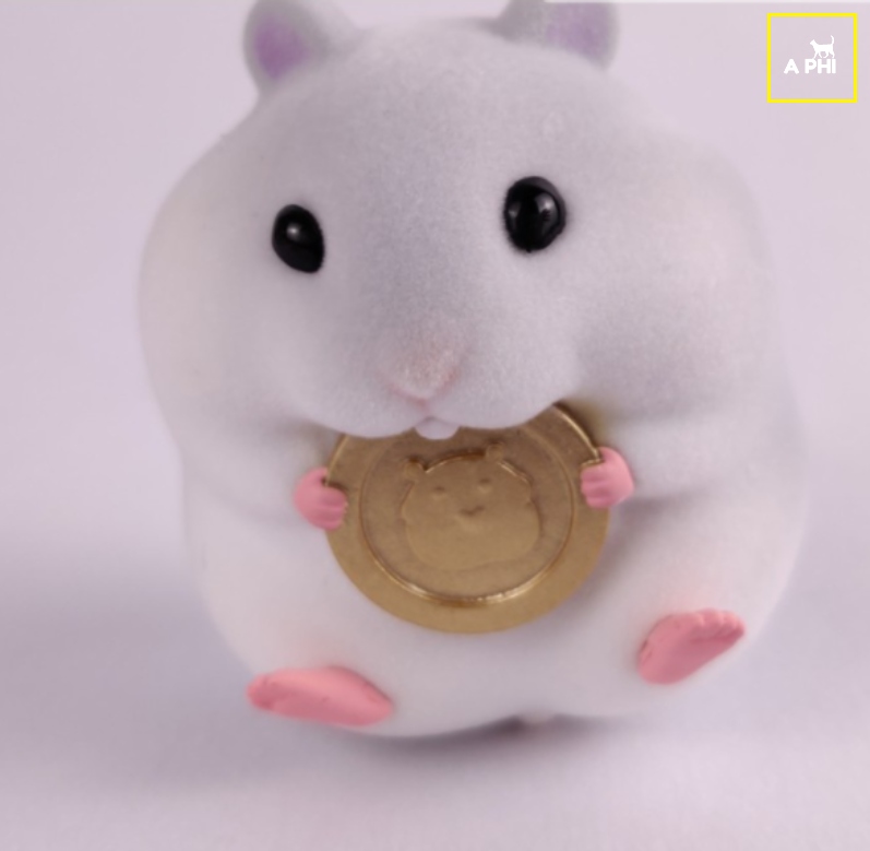 Mô hình chuột Hamster bằng nhựa xinh xắn đáng yêu để bàn trang trí tiểu cảnh