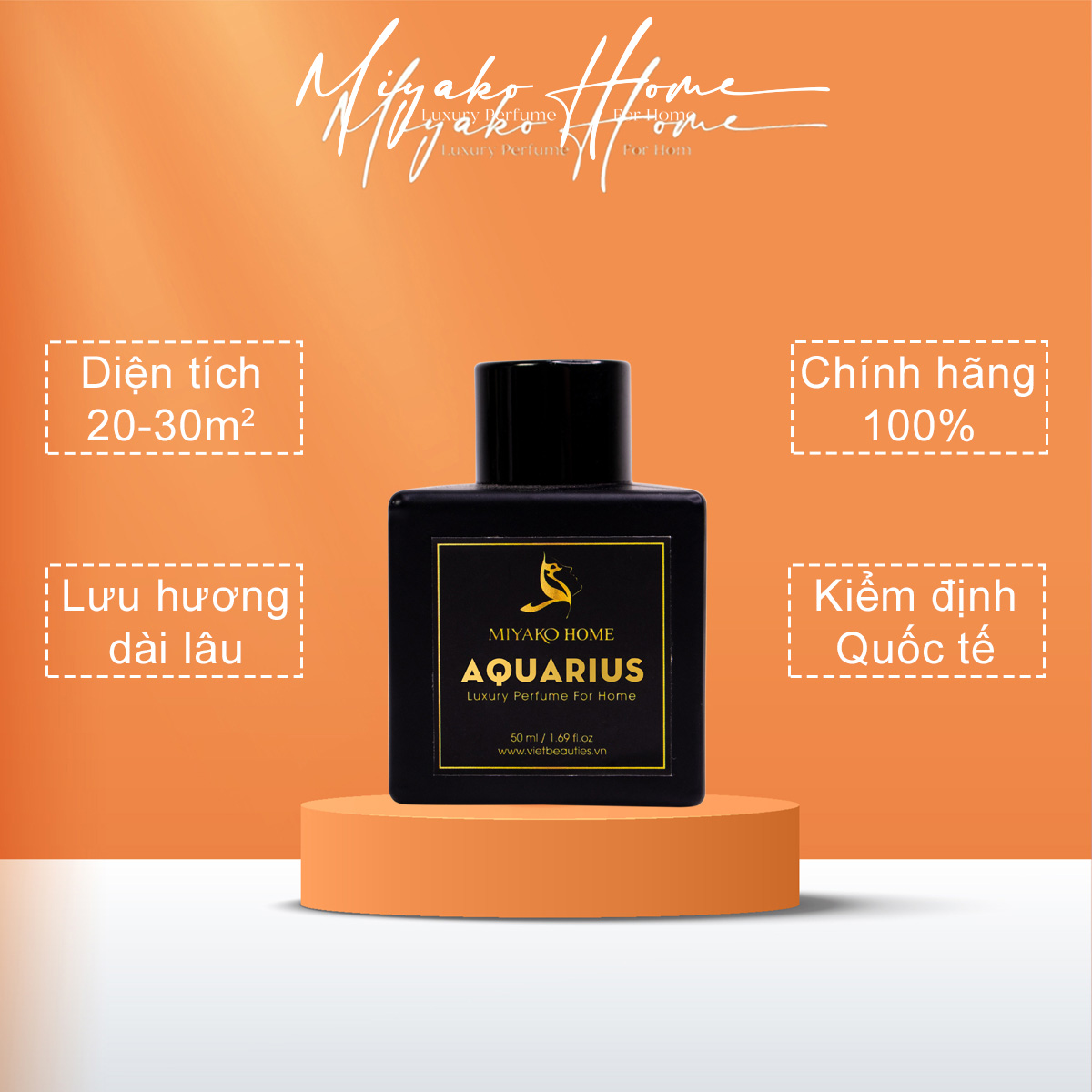 TINH DẦU KHUẾCH TÁN - MIYAKO HOME AQUARIUS 50ML